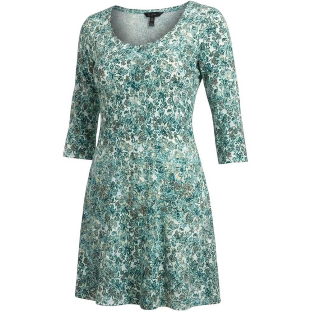 NWT J. Jill Pure Jill Ballet Sleeve Tunic Floral Paisley Teal Womens Large Tall